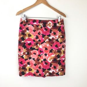 Ann Taylor Floral Print Skirt